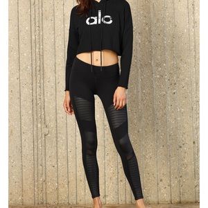 Alo Yoga Motto Black Leggings